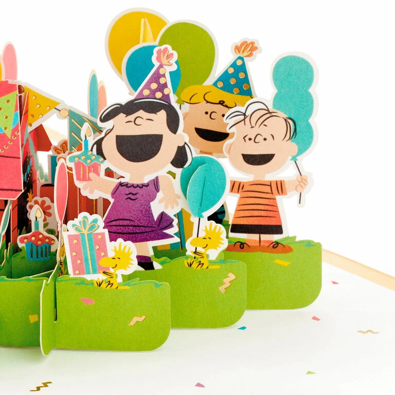 Hallmark Peanuts® Gang Celebrating You 3D Pop-Up Birthday Card 5 Hallmark Peanuts® Gang Celebrating You 3D Pop-Up Birthday Card - Image 5