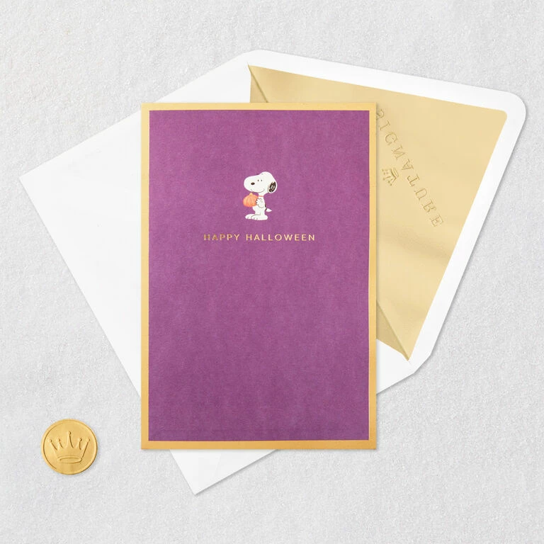 Hallmark Peanuts® Trick Or Treat 3D Pop-Up Halloween Card 4 Hallmark Peanuts® Trick Or Treat 3D Pop-Up Halloween Card - Image 4