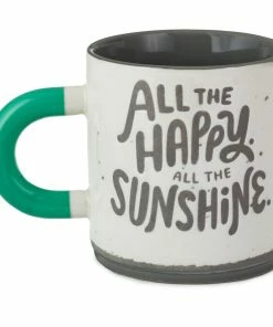 Hallmark Peanuts® All The Happy Snoopy Mug, 16oz. -Department Store Shop Peanuts Gray and Green All the Happy Snoopy Mug 1PAJ3537 02