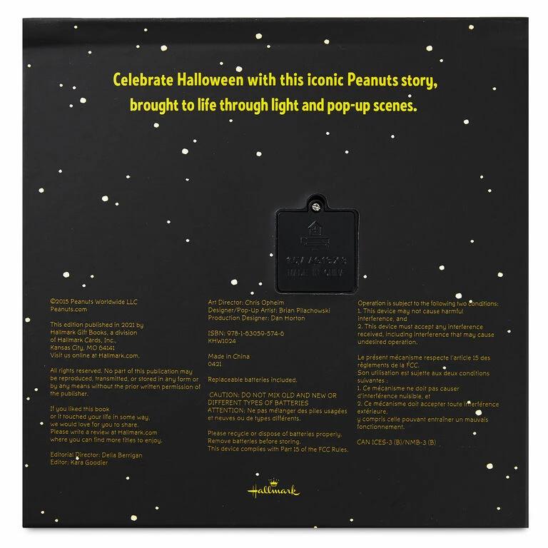 Hallmark Peanuts® It's The Great Pumpkin, Charlie Brown Lighted Pop-Up Book 2 Hallmark Peanuts® It's The Great Pumpkin, Charlie Brown Lighted Pop-Up Book - Image 2