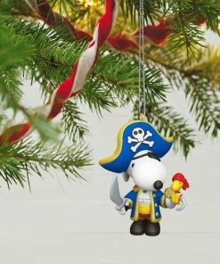 Hallmark Peanuts® Spotlight On Snoopy Pirate Snoopy Ornament -Department Store Shop Peanuts Pirate Snoopy Keepsake Ornament 1699QXR8229 02
