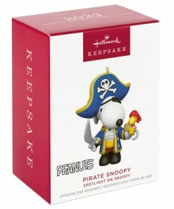 Hallmark Peanuts® Spotlight On Snoopy Pirate Snoopy Ornament -Department Store Shop Peanuts Pirate Snoopy Keepsake Ornament 1699QXR8229 04