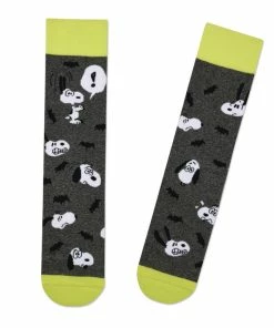 Hallmark Peanuts® Scared Snoopy Halloween Crew Socks