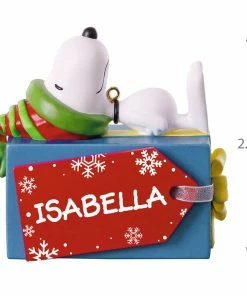 Peanuts® Snoopy Christmas Present Personalized Ornament 7 Peanuts® Snoopy Christmas Present Personalized Ornament -Department Store Shop Peanuts Snoopy Christmas Present Personalized Ornament 2499QHE1923B1 03