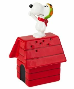 Hallmark Peanuts® Flying Ace Snoopy Stacked Salt And Pepper Shakers, Set Of 2