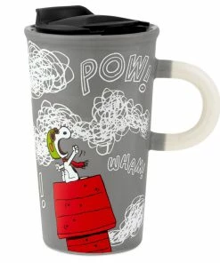 Hallmark Peanuts® Flying Ace Snoopy Color Changing Travel Mug, 16 Oz.