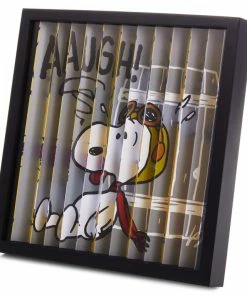 Hallmark Peanuts® Flying Ace Snoopy Dual-Image Framed Artwork, 10x10 -Department Store Shop Peanuts Snoopy Flying Ace Lenticular Framed Art 1PAJ3525 02