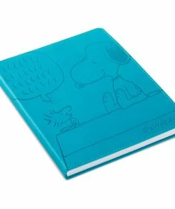 Hallmark Peanuts® Snoopy And Woodstock Faux Leather Notebook