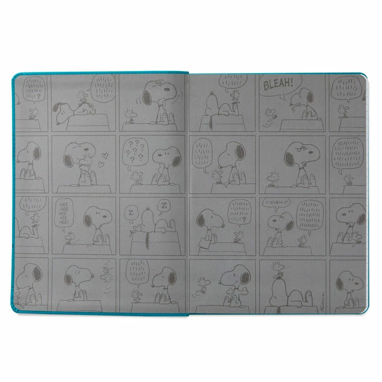 Hallmark Peanuts® Snoopy And Woodstock Faux Leather Notebook 3 Hallmark Peanuts® Snoopy And Woodstock Faux Leather Notebook - Image 3