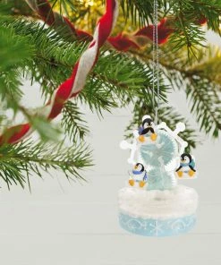Hallmark Playful Penguins On Ferris Wheel Musical Ornament With Light And Motion -Department Store Shop Penguins on Ferris Wheel Keepsake Ornament 4499QGO2679 02