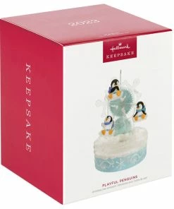 Hallmark Playful Penguins On Ferris Wheel Musical Ornament With Light And Motion -Department Store Shop Penguins on Ferris Wheel Keepsake Ornament 4499QGO2679 04