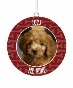 Hallmark Pet Personalized Text And Photo Ceramic Ornament
