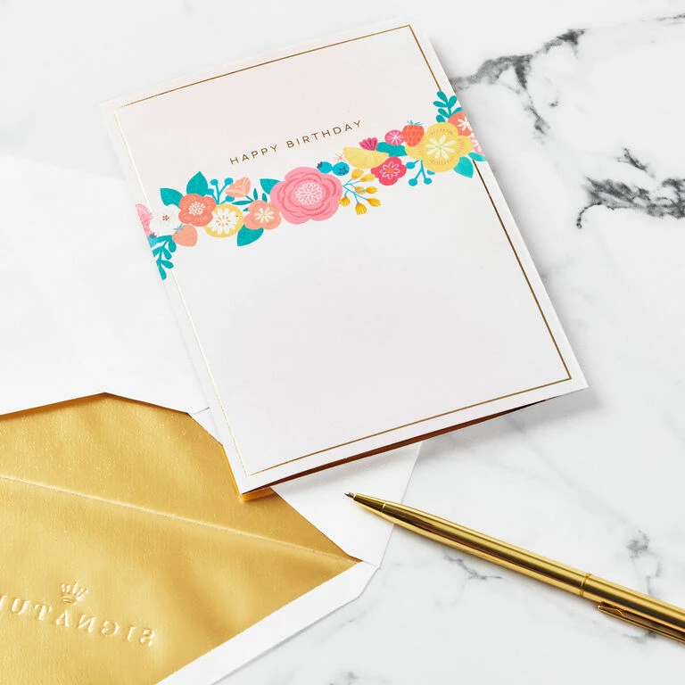 Hallmark Every Good Thing Floral Cake 3D Pop-Up Birthday Card 5 Hallmark Every Good Thing Floral Cake 3D Pop-Up Birthday Card - Image 5