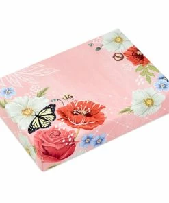 Hallmark Pink Floral Stationery Set And Desk Organizer Box 10 Hallmark Pink Floral Stationery Set And Desk Organizer Box -Department Store Shop Pink Floral Stationery Set and Note Cards in Box 5STZ1186 05