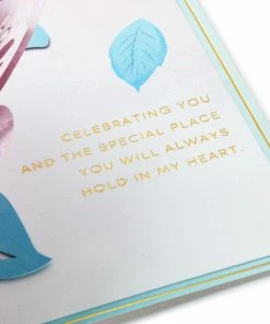 Hallmark The Special Place You Will Always Hold In My Heart Love Card 12 Hallmark The Special Place You Will Always Hold In My Heart Love Card -Department Store Shop Pink Lotus Flower 3D PopUp Love Card for Her 1299LAD2887 04