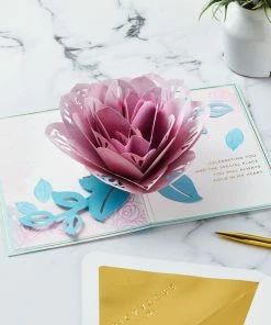 Hallmark The Special Place You Will Always Hold In My Heart Love Card 15 Hallmark The Special Place You Will Always Hold In My Heart Love Card -Department Store Shop Pink Lotus Flower 3D PopUp Love Card for Her 1299LAD2887 07