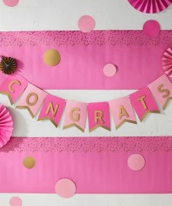 Hallmark Color Pop Party Decor Kit, Pink And Gold 5 Hallmark Color Pop Party Decor Kit, Pink And Gold -Department Store Shop Pink and Gold Party Supplies Banner Decorations 5CLP1019 03