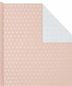 Hallmark Pink And Gray 3-Pack Wrapping Paper, 85 Sq. Ft. Total 11 Hallmark Pink And Gray 3-Pack Wrapping Paper, 85 Sq. Ft. Total -Department Store Shop Pink and Gray 2 Standard 1 Foil 3Pack Gift Wrap 5EWR6421 04