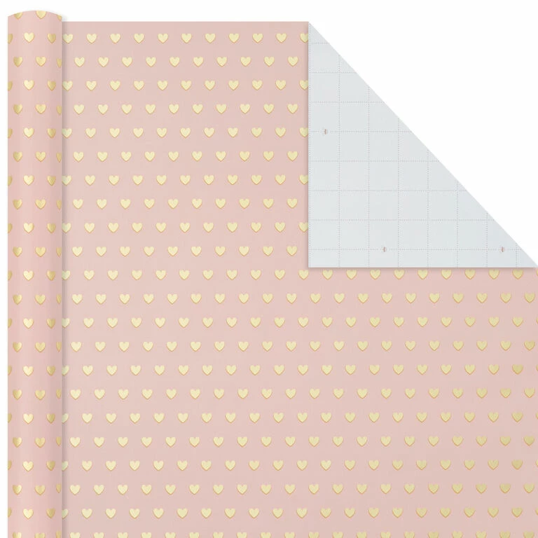 Hallmark Pink And Gray 3-Pack Wrapping Paper, 85 Sq. Ft. Total 4 Hallmark Pink And Gray 3-Pack Wrapping Paper, 85 Sq. Ft. Total - Image 4