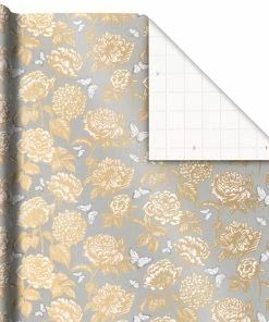 Hallmark Pink And Gray 3-Pack Wrapping Paper, 85 Sq. Ft. Total 13 Hallmark Pink And Gray 3-Pack Wrapping Paper, 85 Sq. Ft. Total -Department Store Shop Pink and Gray 2 Standard 1 Foil 3Pack Gift Wrap 5EWR6421 06