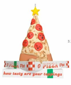 Hallmark O Pizza Tree Ornament 8 Hallmark O Pizza Tree Ornament -Department Store Shop Pizza Christmas Tree on Boxes Keepsake Ornament 1799QGO2857 03