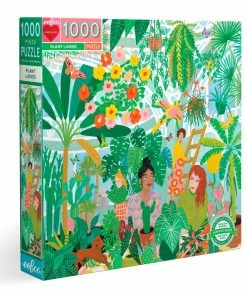 Eeboo Plant Ladies 1000-Piece Square Jigsaw Puzzle