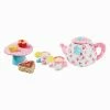 Mud Pie Plush Tea Party Toy Set, 7 Pieces