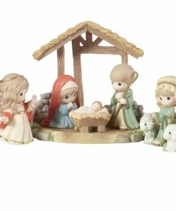 Precious Moments A Child Is Born Nativity Figurines, 6-Piece Set