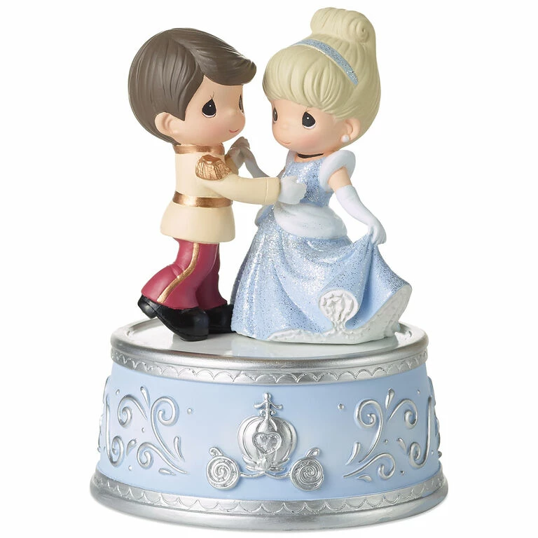 Precious Moments Disney Cinderella And Prince Charming Musical Figurine, 5.4" 1 Precious Moments Disney Cinderella And Prince Charming Musical Figurine, 5.4"