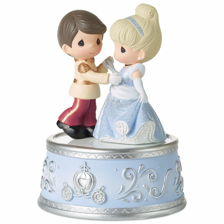 Precious Moments Disney Cinderella And Prince Charming Musical Figurine, 5.4" 2 Precious Moments Disney Cinderella And Prince Charming Musical Figurine, 5.4" - Image 2