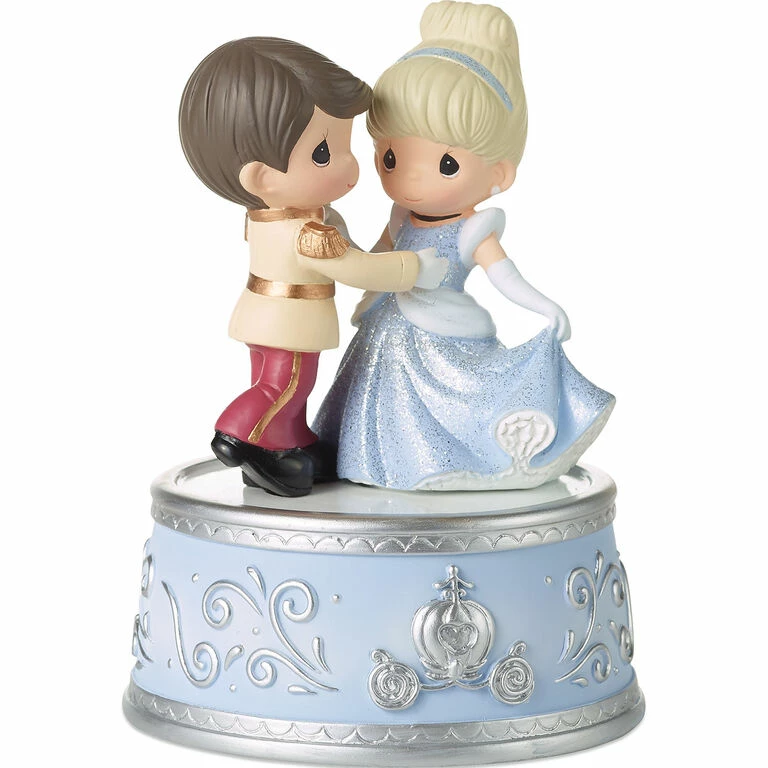 Precious Moments Disney Cinderella And Prince Charming Musical Figurine, 5.4" 3 Precious Moments Disney Cinderella And Prince Charming Musical Figurine, 5.4" - Image 3