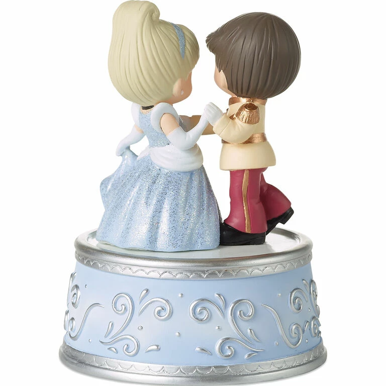 Precious Moments Disney Cinderella And Prince Charming Musical Figurine, 5.4" 4 Precious Moments Disney Cinderella And Prince Charming Musical Figurine, 5.4" - Image 4