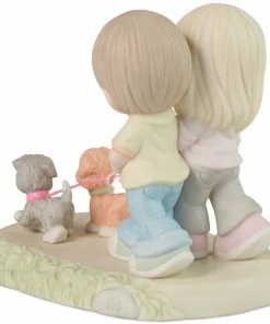Precious Moments I’ll Never Let You Go Figurine, 5.4" 7 Precious Moments I’ll Never Let You Go Figurine, 5.4" -Department Store Shop Precious Moments Couple Walking Dogs Figurine 223003 04