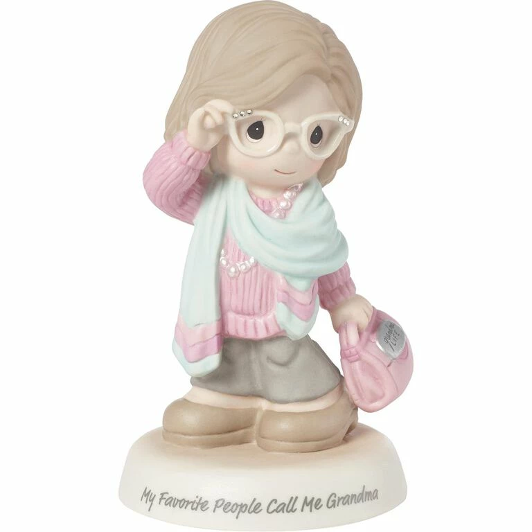 Precious Moments Favorite People Call Me Grandma Figurine, 5.25" H 1 Precious Moments Favorite People Call Me Grandma Figurine, 5.25" H