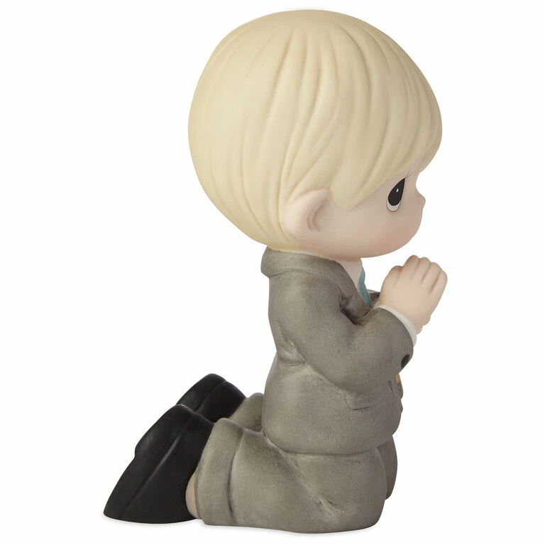 Precious Moments First Communion Kneeling Boy Mini Figurine, 4" 3 Precious Moments First Communion Kneeling Boy Mini Figurine, 4" - Image 3