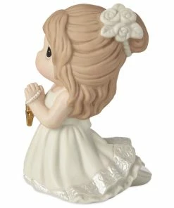 Precious Moments First Communion Kneeling Girl Mini Figurine, 4" -Department Store Shop Precious Moments First Communion Girl Figurine 202017 03