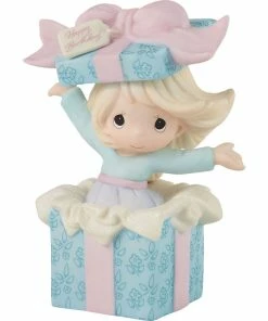 Precious Moments Wishing You Many Birthday Surprises Figurine, 5.3"