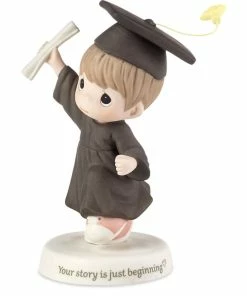 Precious Moments Graduation Boy Figurine, 6.5"