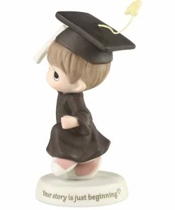 Precious Moments Graduation Boy Figurine, 6.5" -Department Store Shop Precious Moments Graduation Boy Figurine 193007 03