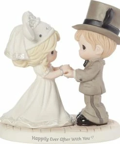 Precious Moments Happily Ever After Disney Wedding Couple Figurine, 6"