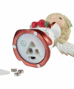 Precious Moments Wreathed In Christmas Glory Light-Up Musical Angel Figurine, 6" -Department Store Shop Precious Moments LightUp Musical Angel Figurine 231401 03