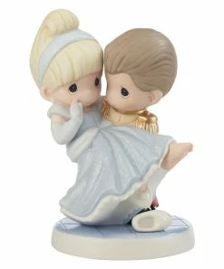 Precious Moments Disney Prince Charming And Cinderella Figurine, 5.51"