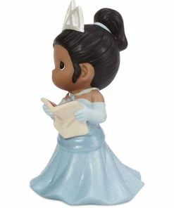 Precious Moments Disney My Dream Starts With Me Tiana Figurine, 5" -Department Store Shop Precious Moments Tiana in Blue Dress Figurine 211026 03