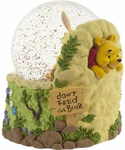 Precious Moments Disney Winnie The Pooh Don't Feed The Bear Musical Snow Globe