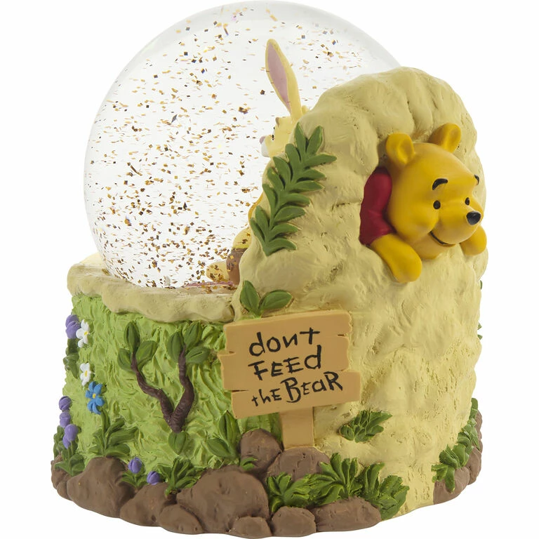Precious Moments Disney Winnie The Pooh Don't Feed The Bear Musical Snow Globe 1 Precious Moments Disney Winnie The Pooh Don't Feed The Bear Musical Snow Globe