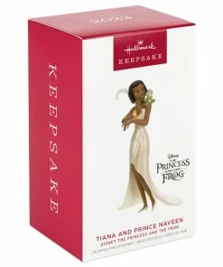 Hallmark Disney The Princess And The Frog Tiana And Prince Naveen Ornament 9 Hallmark Disney The Princess And The Frog Tiana And Prince Naveen Ornament -Department Store Shop Princess Tiana and the Frog Keepsake Ornament 1999QXD6687 04