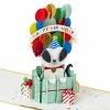 Hallmark It's Your Day Puppy In Present 3D Pop-Up Birthday Card