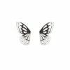 Pura Vida Fly Away Butterfly Wings Silver Stud Earrings