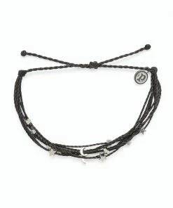 Pura Vida Black And Silver Celestial Malibu Bracelet