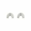 Pura Vida Chasing Rainbows Silver Stud Earrings